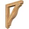 Ekena Millwork Funston Arts & Crafts Rough Sawn Bracket, Western Red Cedar, 6"W x 42"D x 48"H BKT06X42X48FST03RWR - alternate 1